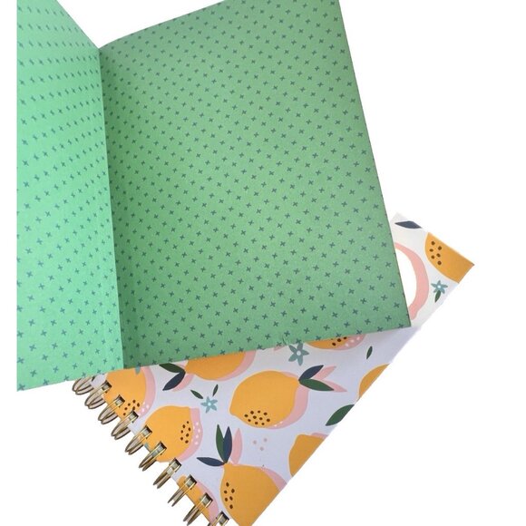 Write-In Recipe Cook Book Lemons Cocktail Blank Bound Notebook Bar Kitchen GIFT - Picture 4 of 10